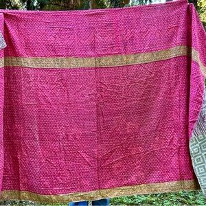 Fab combo Kantha quilt